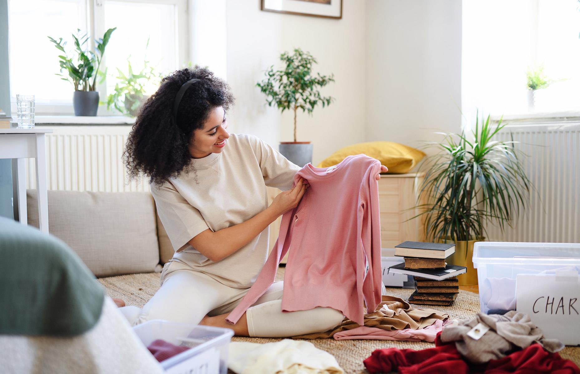Declutter to create calm