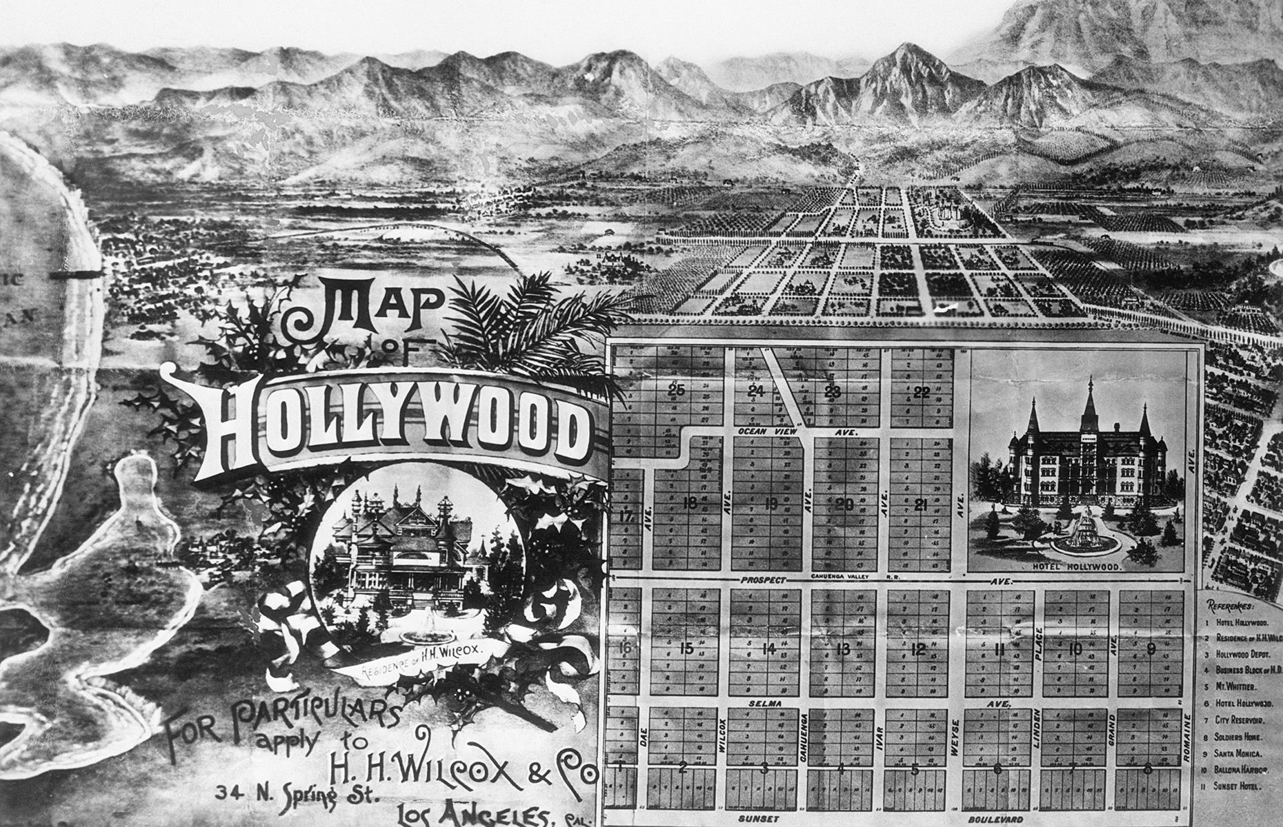 Hollywood was founded by a husband and wife duo