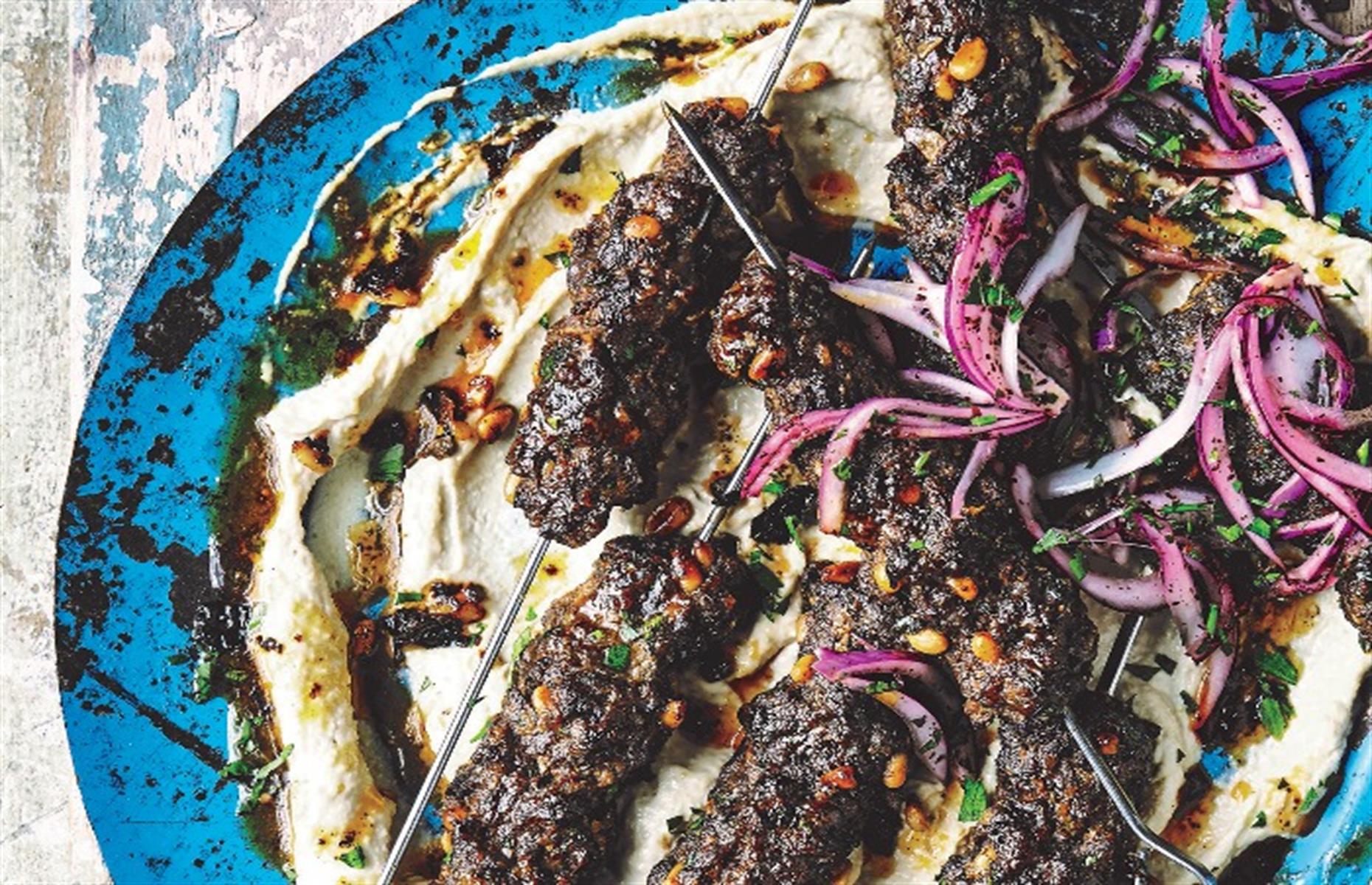 Spiced beef skewers