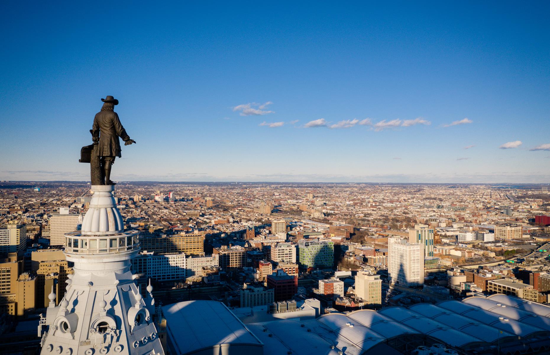William Penn Statue, Philadelphia City Hall, Philadelphia, Pennsylvania