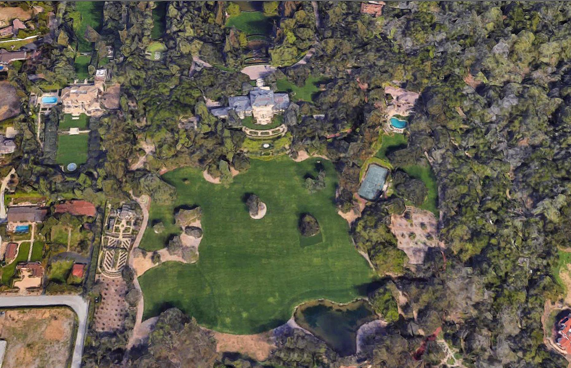 Oprah's Promised Land estate main house, Montecito, California
