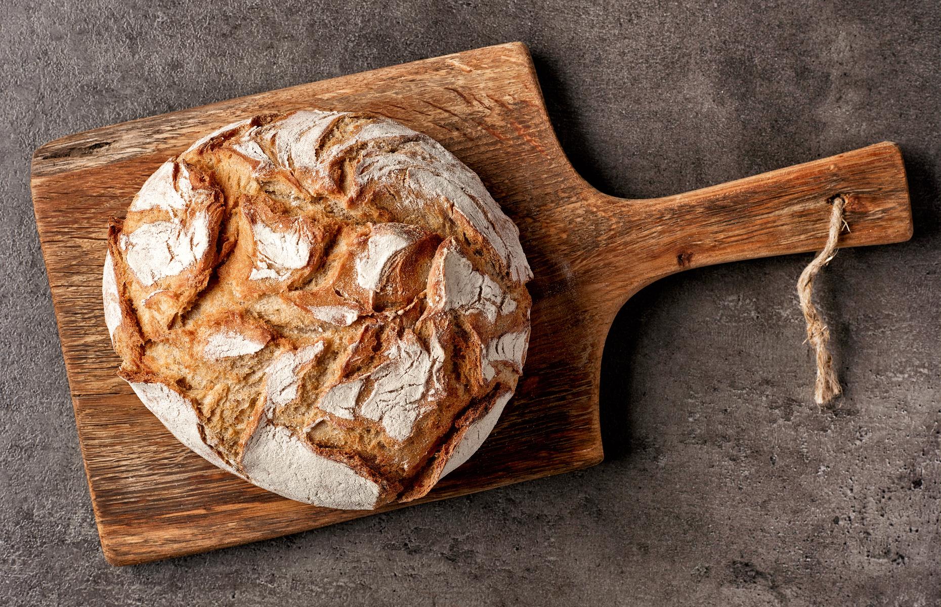 6. Not kneading bread dough for long enoug