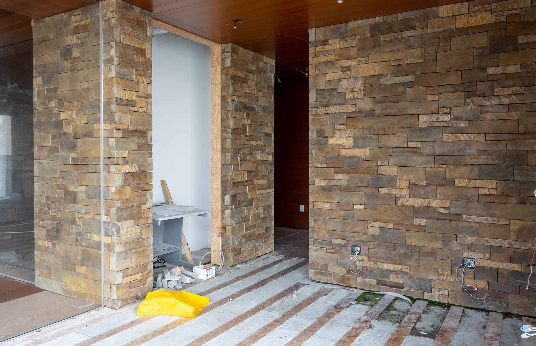 Discarded building materials