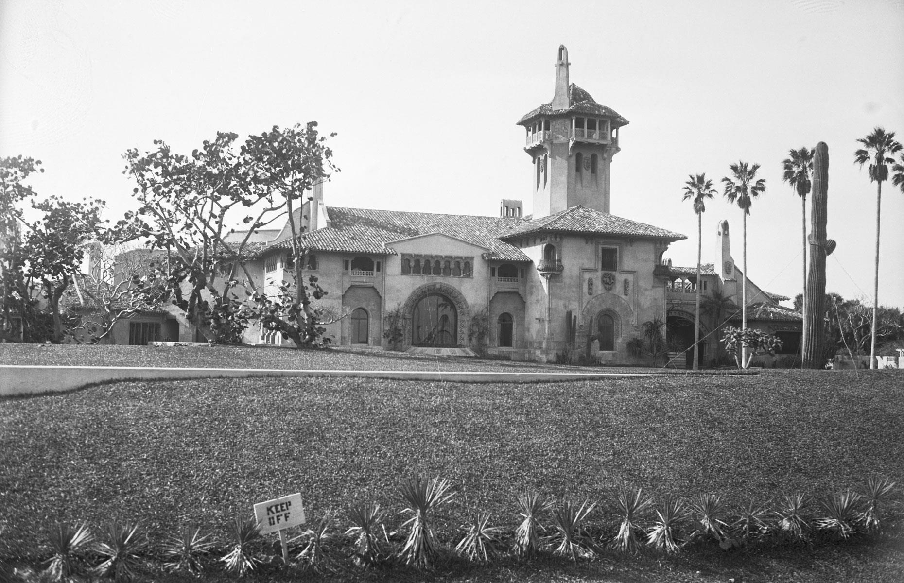 The interiors were designed by a Broadway designer