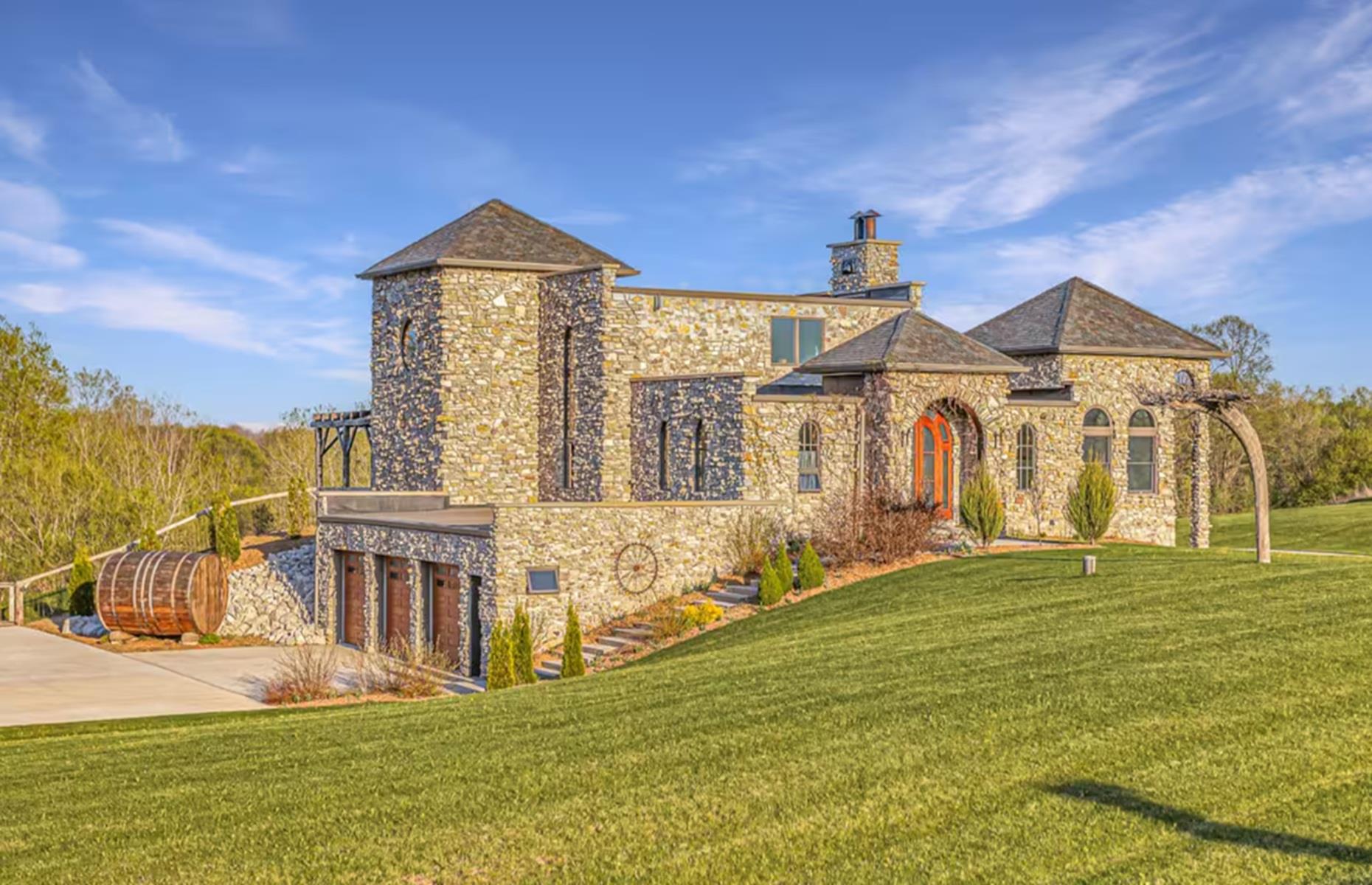 Modern castle, Wisconsin, USA