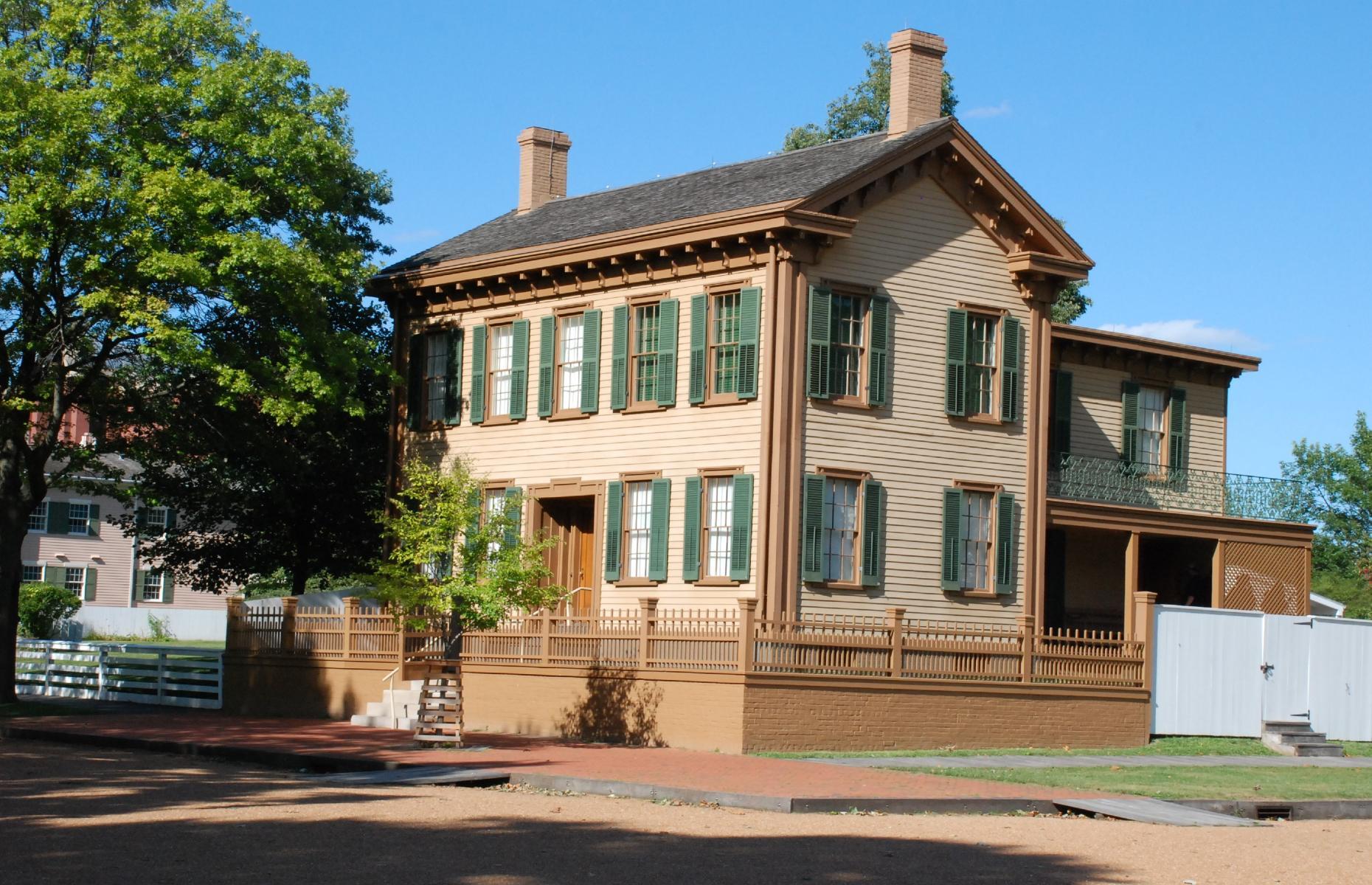 Abraham Lincoln’s modest Illinois home