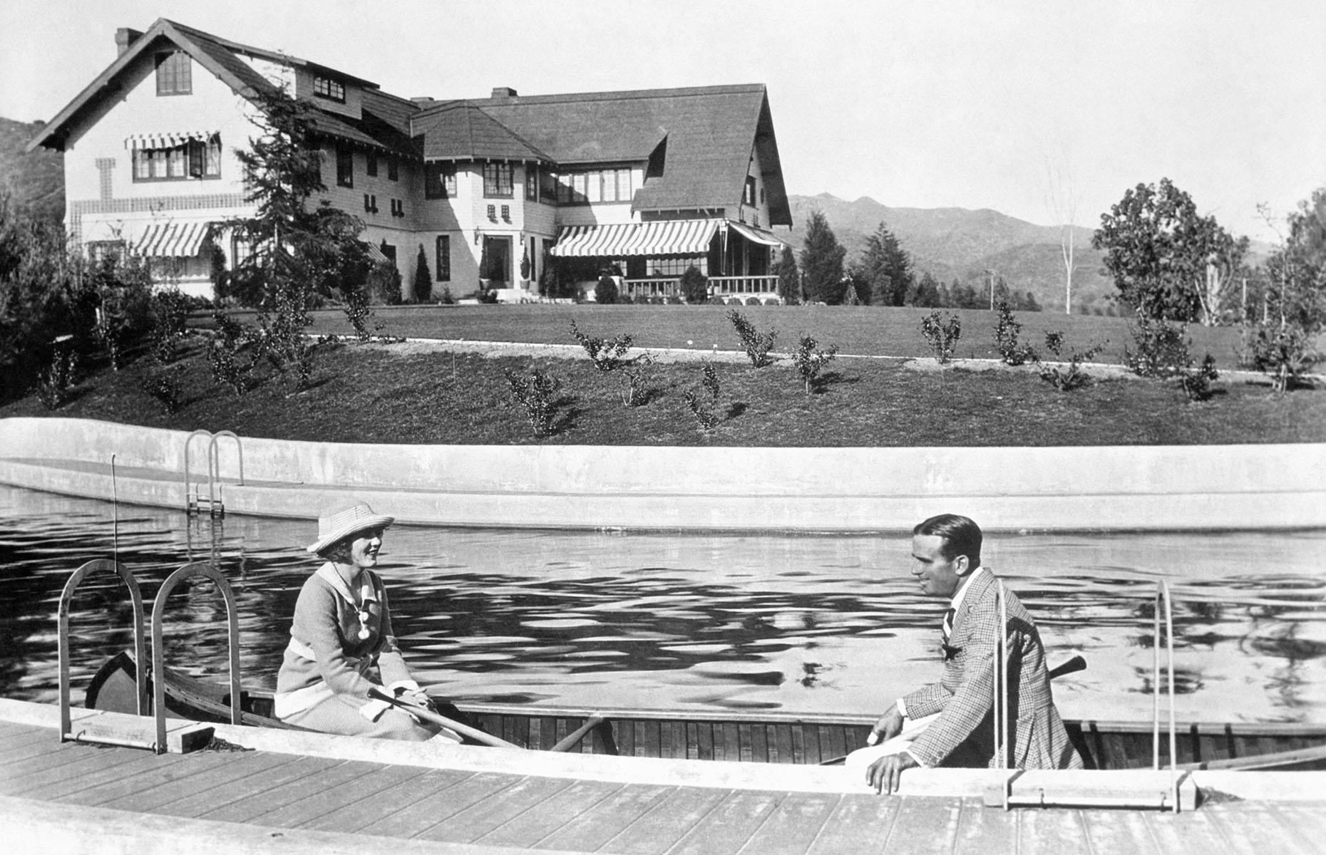 Douglas Fairbanks and Mary Pickford's home
