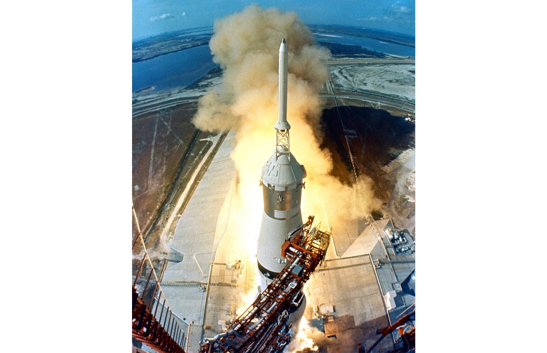 Apollo 11 launches into history