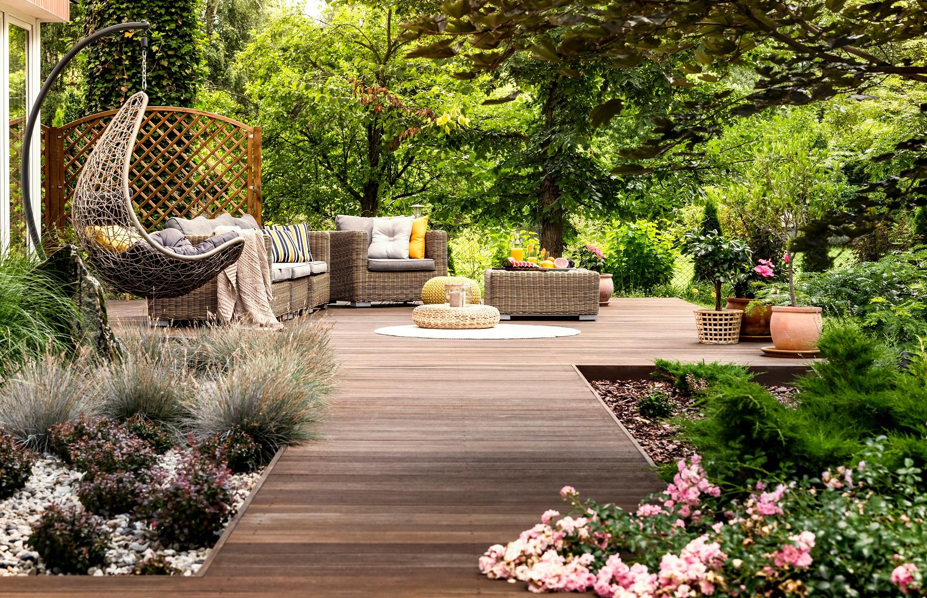 Garden makeover: estimated loss, £6,650
