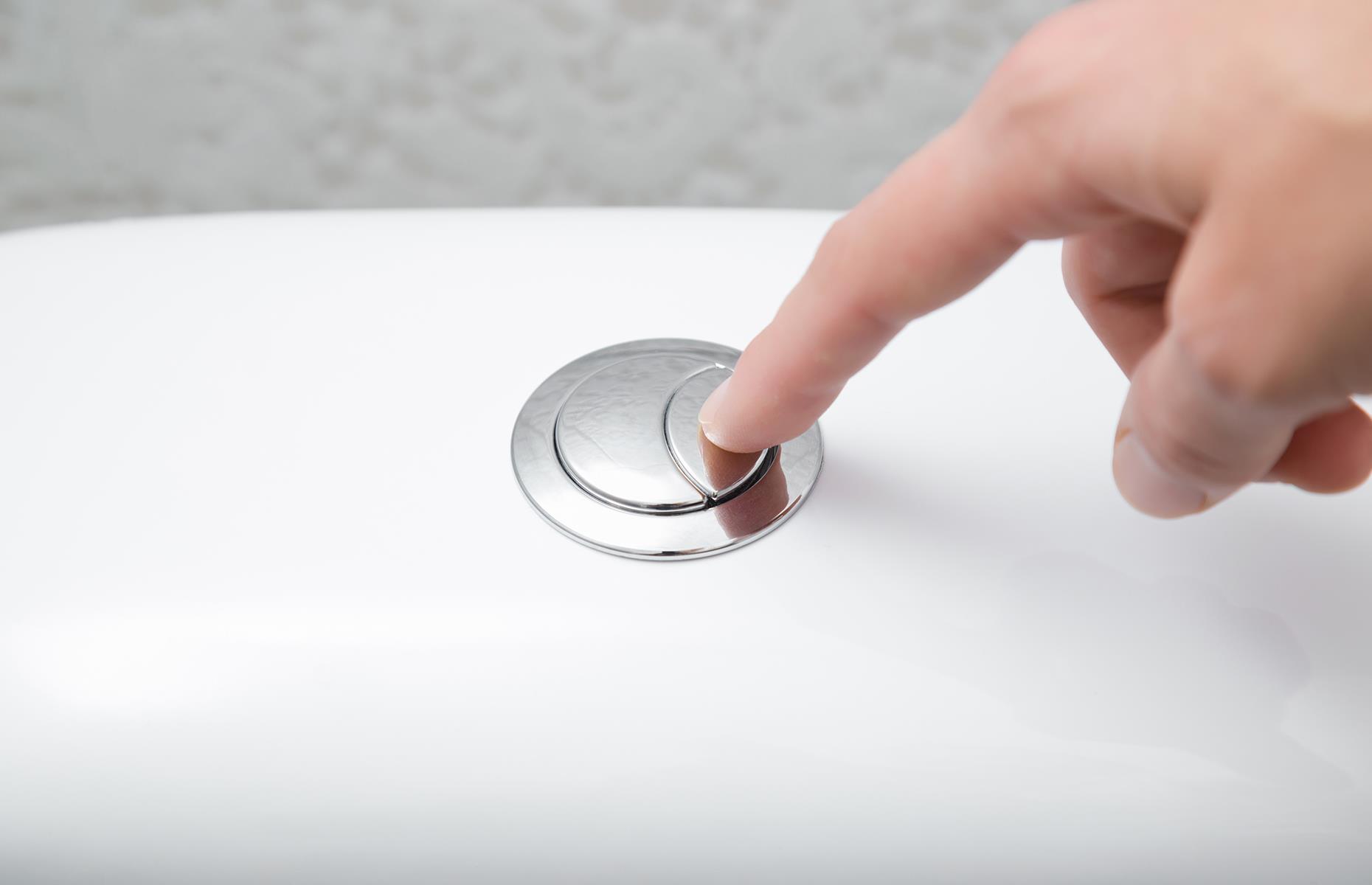 Conserve water when flushing