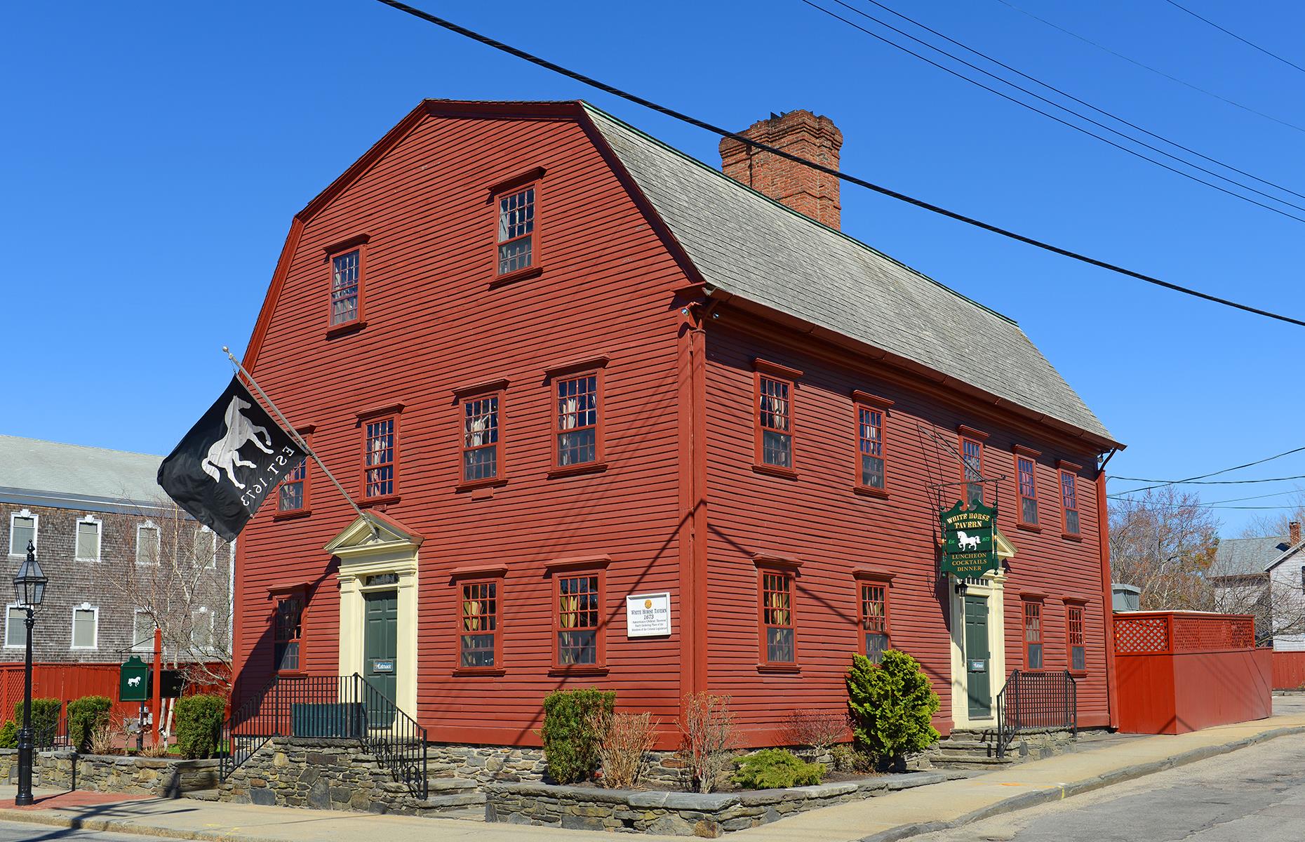 Rhode Island: White Horse Tavern, Newport