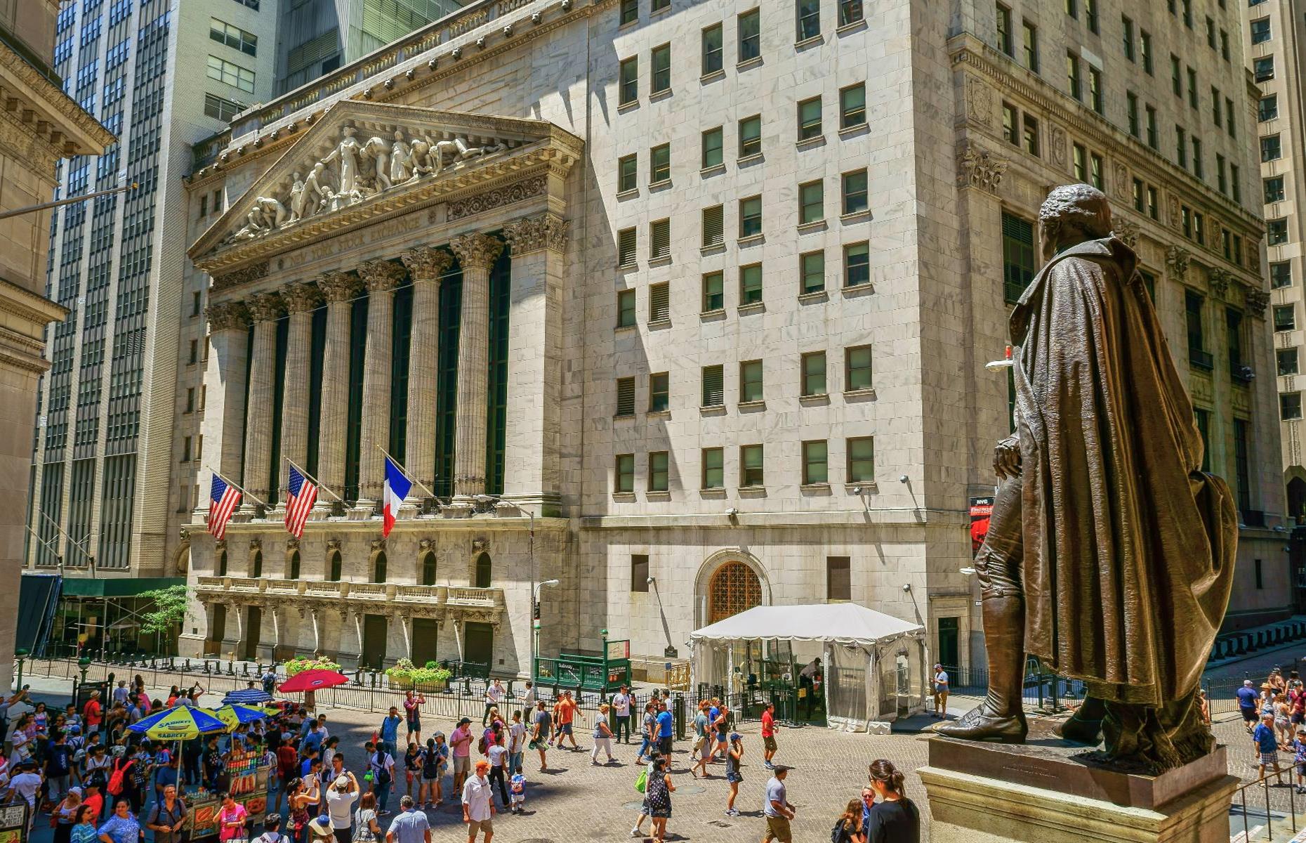 Now: Wall Street, New York City, New York