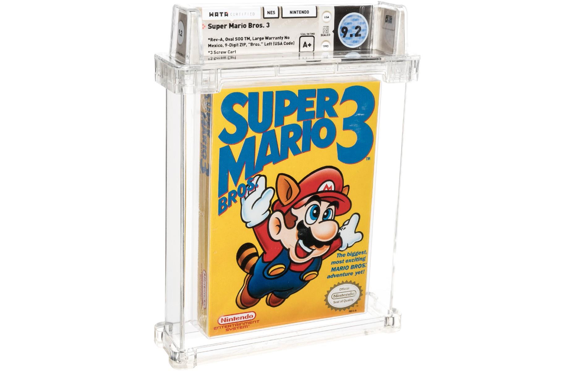 Super Mario Bros. 3 (Nintendo) for NES, 1990: up to $156,000 (£112k)