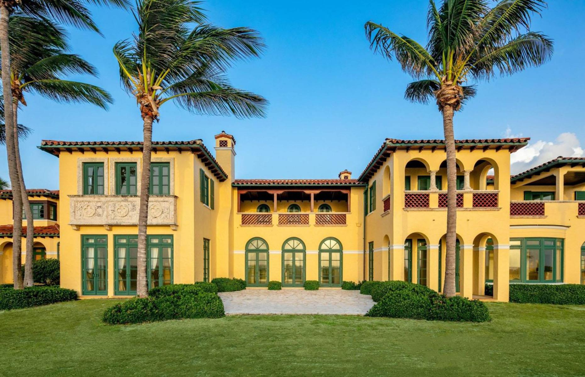 Finca de Larry Ellison en Palm Beach, Florida, EE.UU.