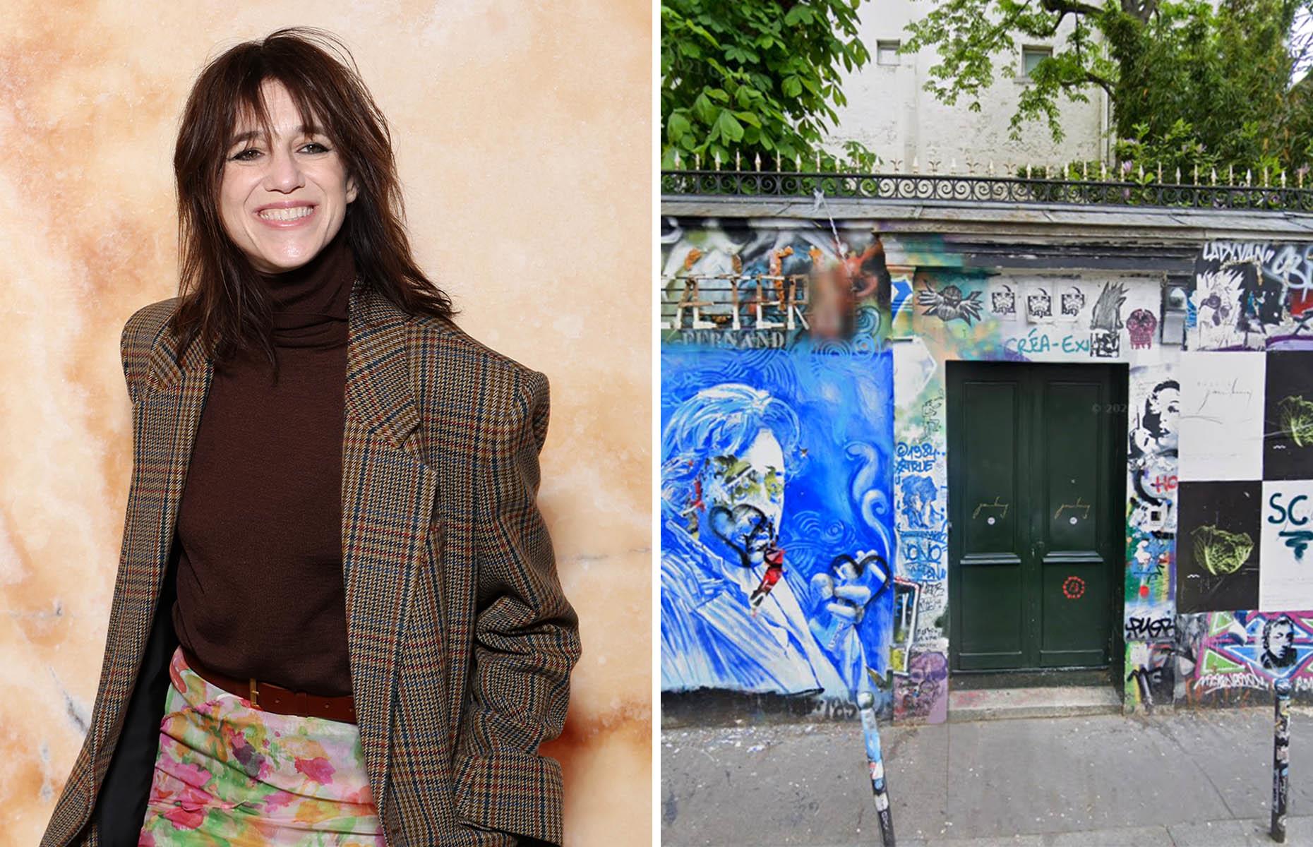 Charlotte Gainsbourg's chic Parisian maisonette 
