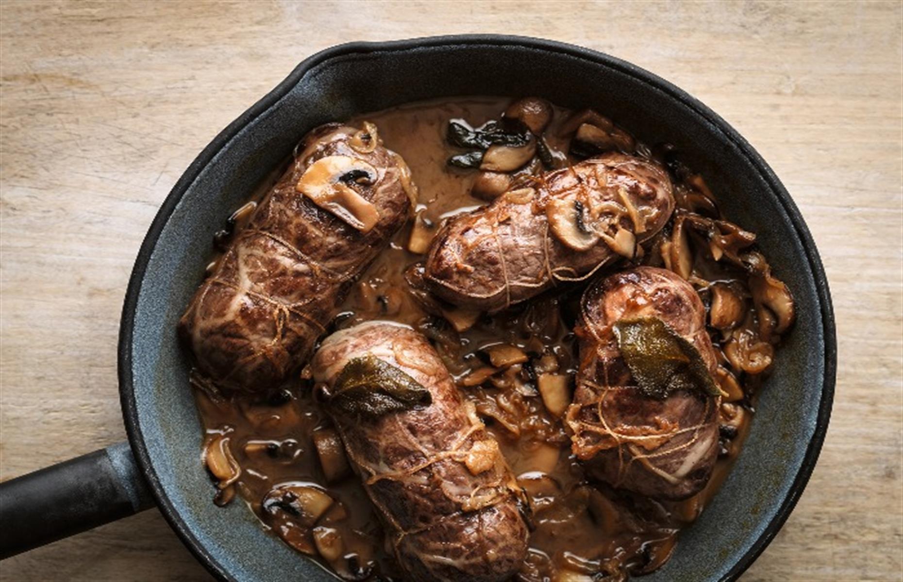 Beef paupiettes