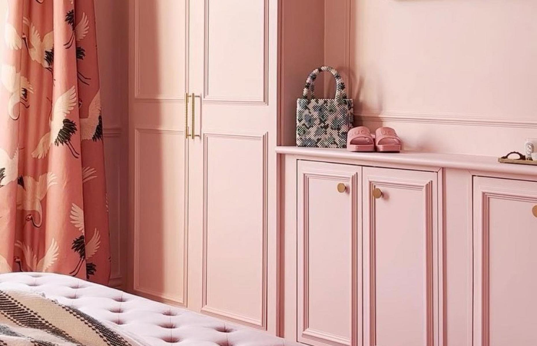 Think pink with PAX wardrobes