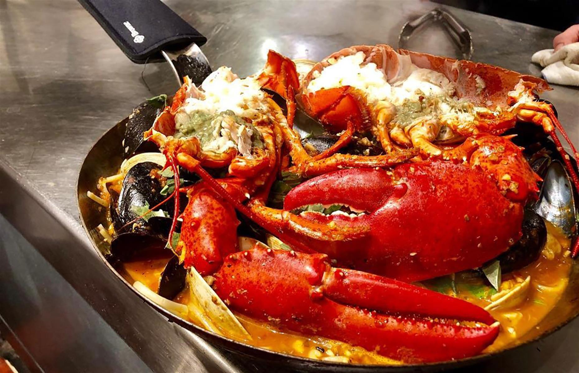 Maine: lobster diavolo, Street and Co., Portland