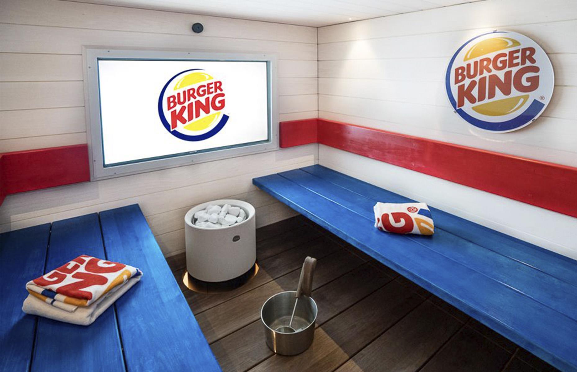Burger King had a sauna in Helsinki