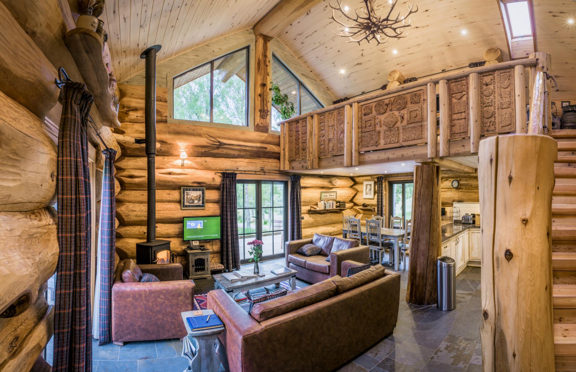 Charming log cabin, Scottish Highlands, UK