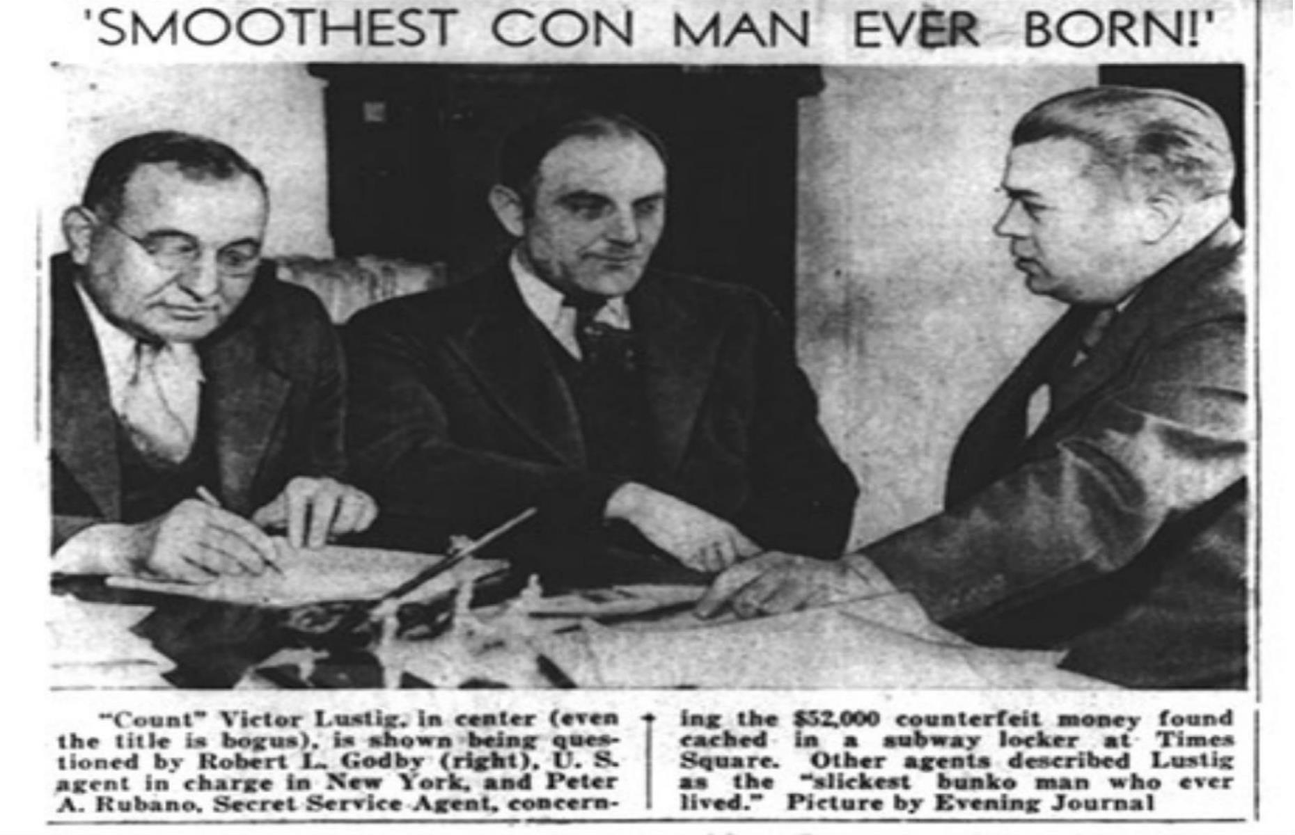 Die unglaubliche Geschichte von Hochstapler Victor Lustig