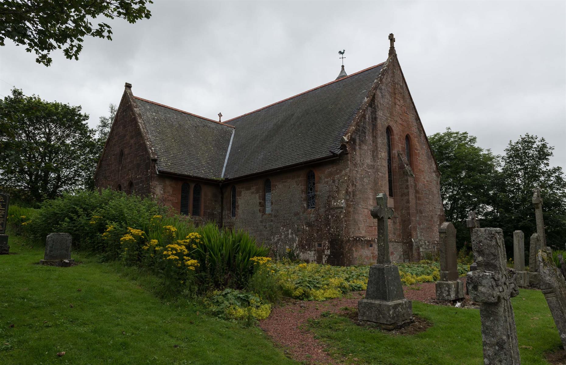 Derelict church filled to the rafters