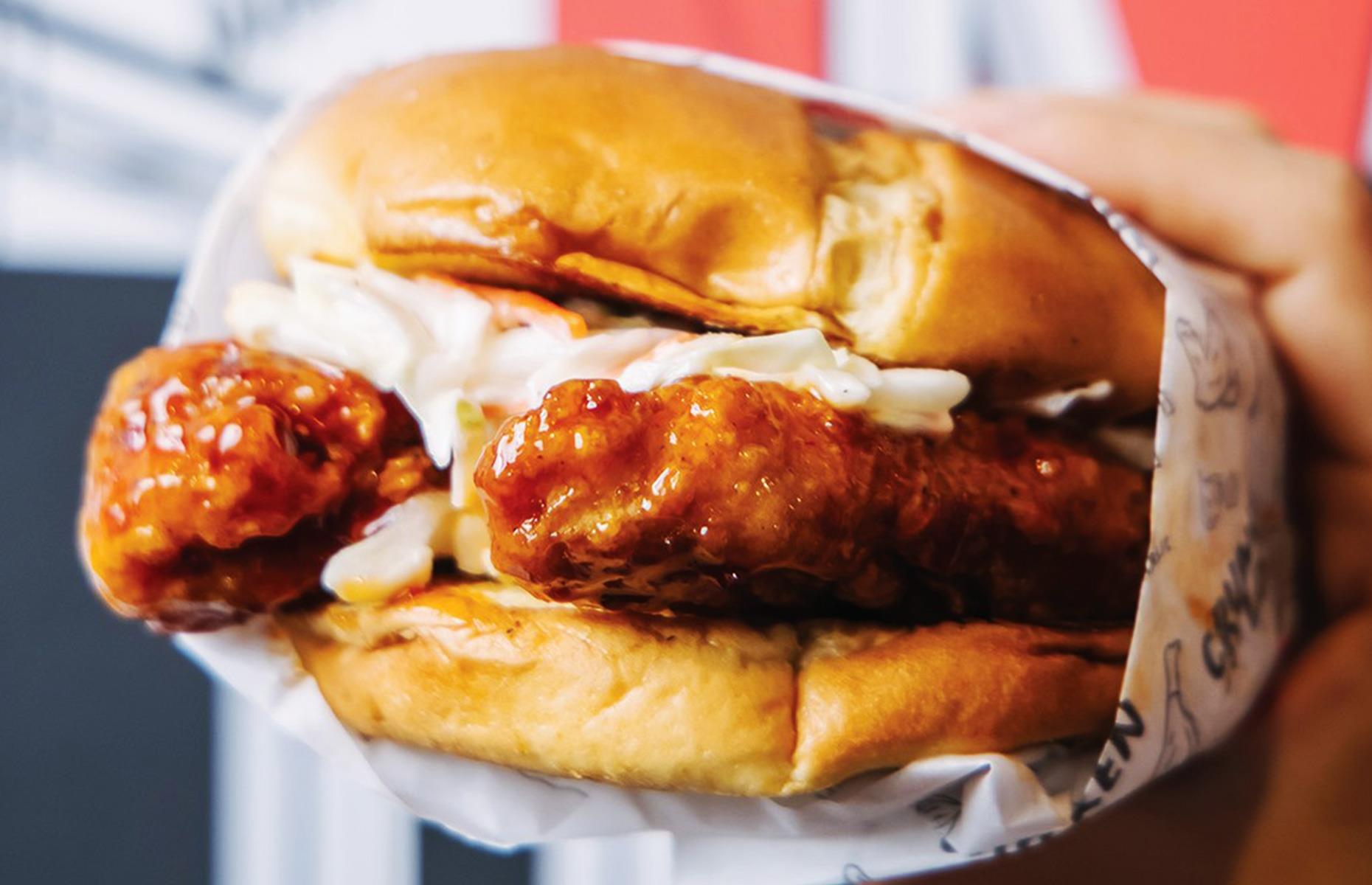 7. Chicken sandwich, Bonchon, USA