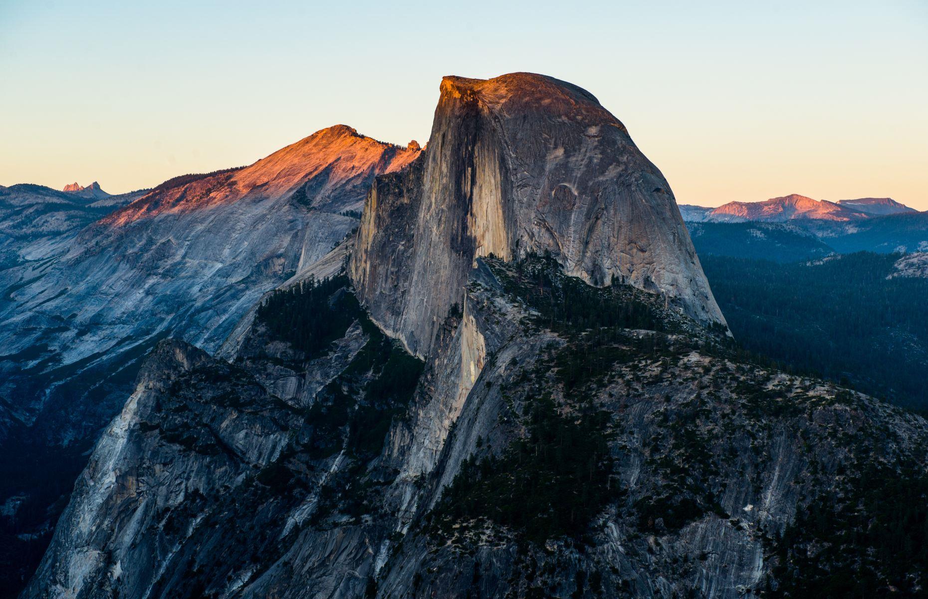 Cables on Half Dome, Yosemite National Park, California