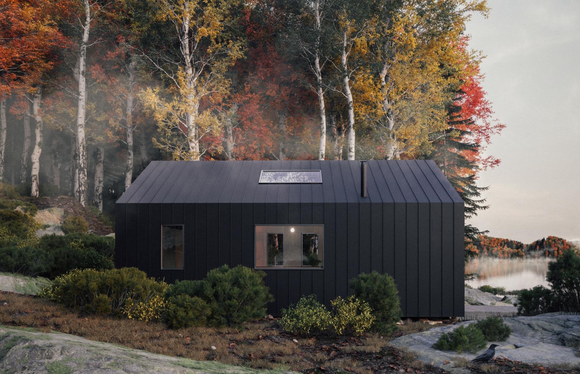 Flat-pack hut, Vancouver, Canada