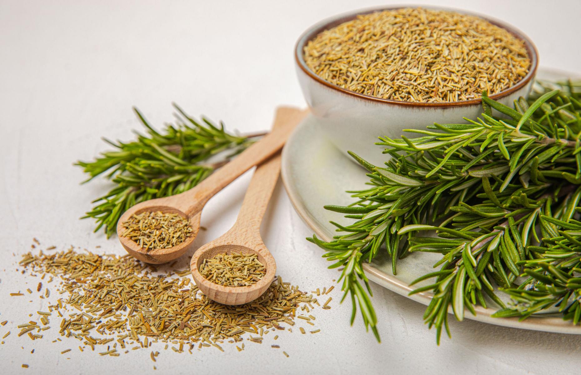 Swap fresh herbs for dried