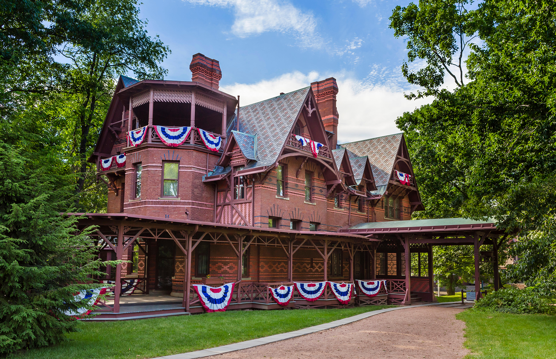 9. Casa de Mark Twain, Estados Unidos