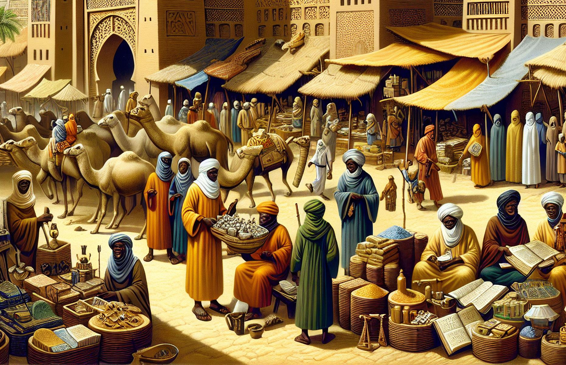 The Mali Empire's lucrative trade