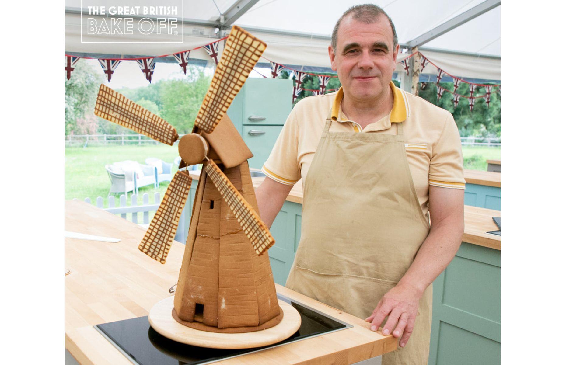 16: Jürgen Krauss’s gingerbread windmill, 2021