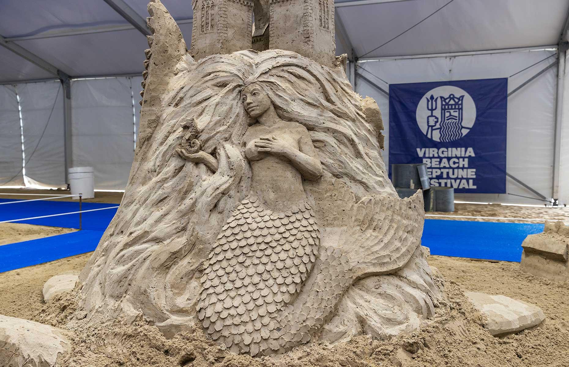 Neptune’s International Sand Sculpting Championship, Virginia