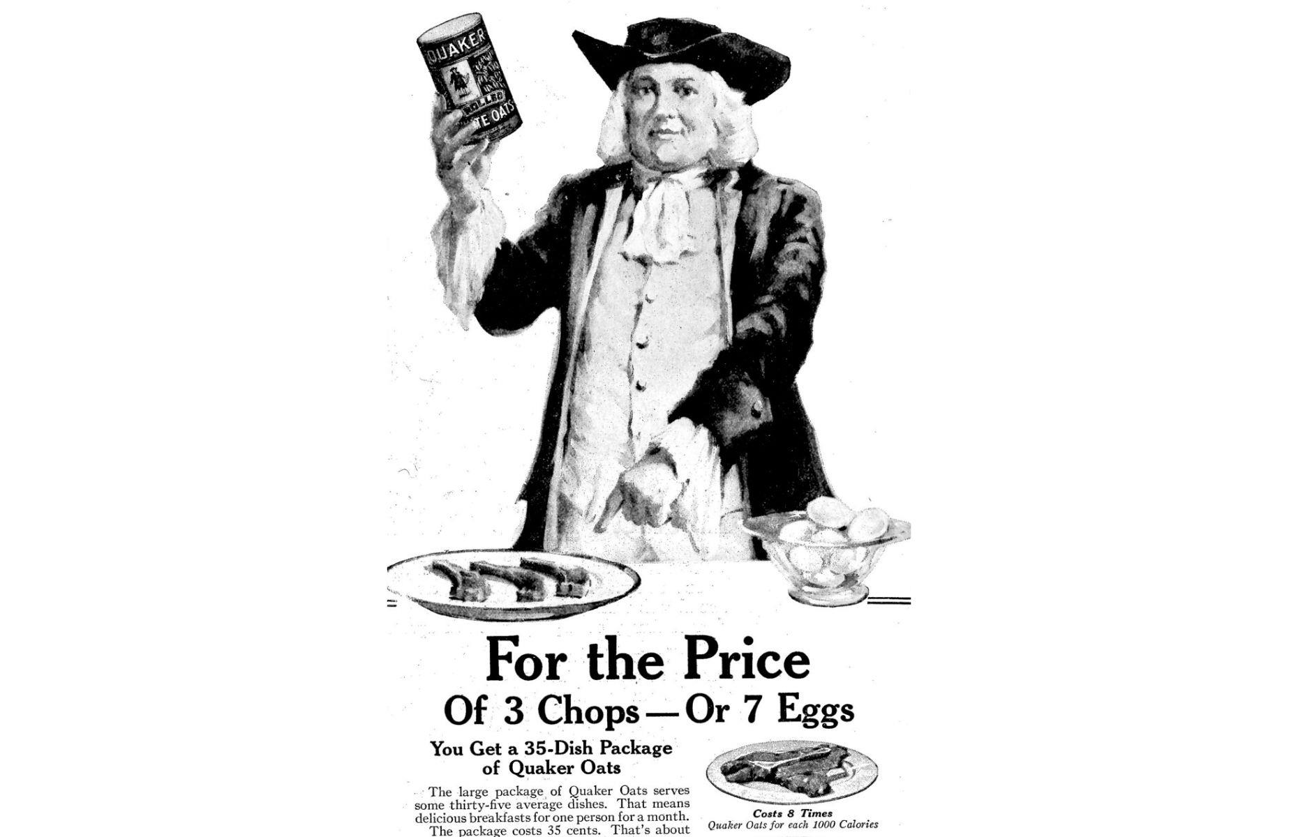 4. Quaker Oats man  