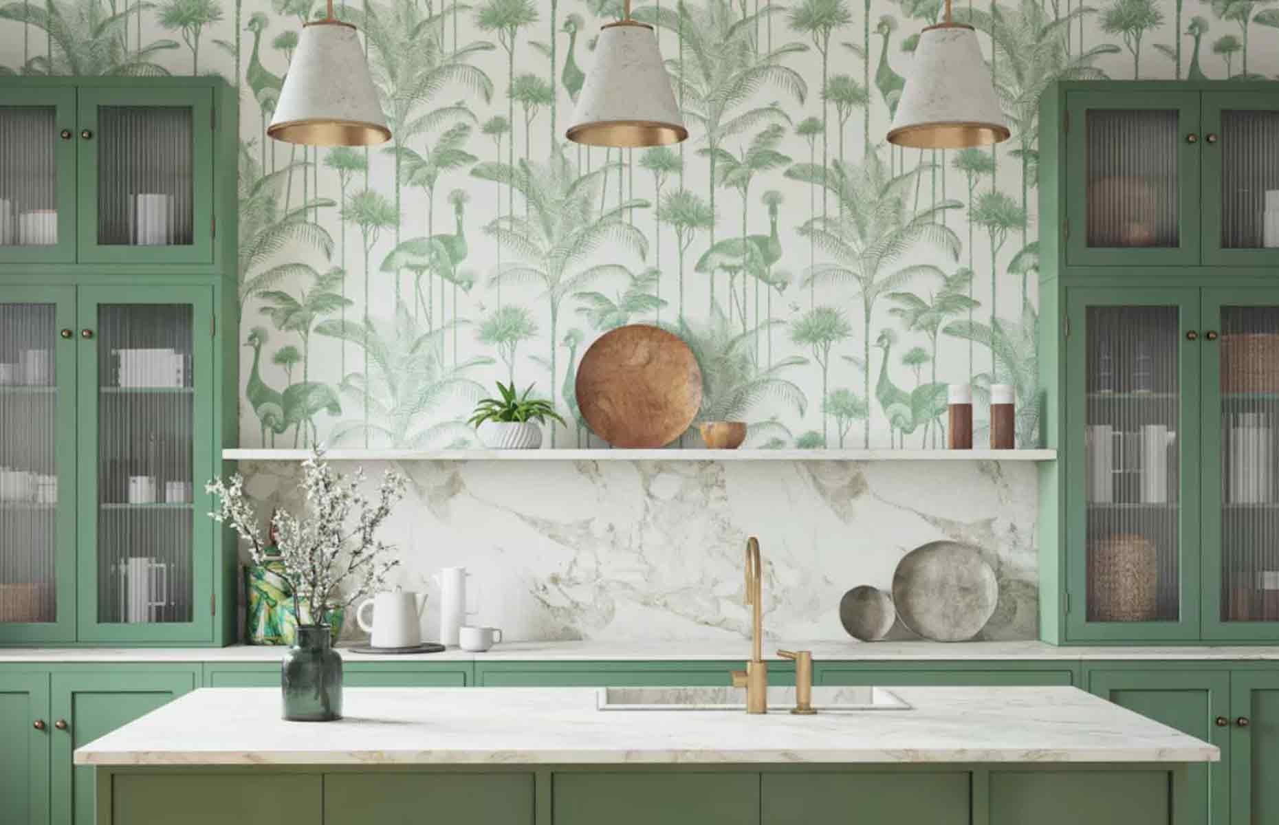 Statement wallpaper 