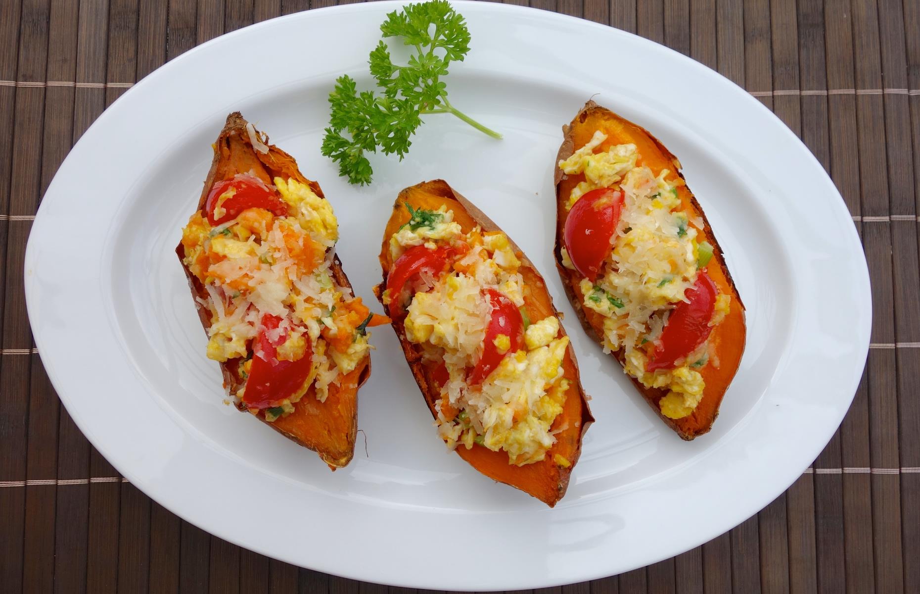 23. Brighten up brunch with sweet potatoes