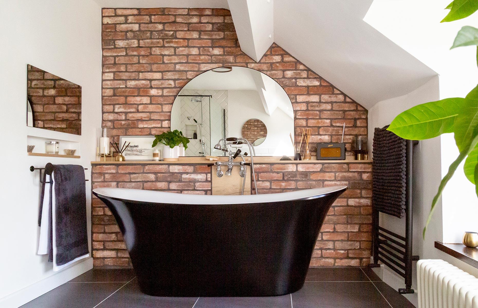 Now: exposed brick
