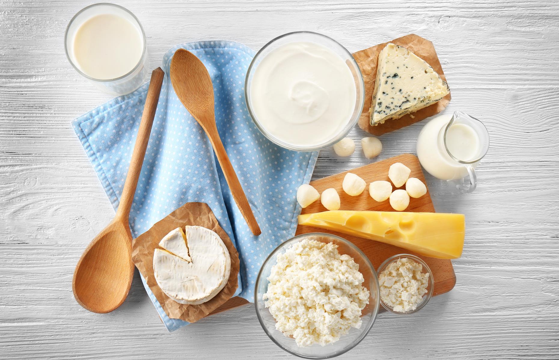 Weniger essen: Milchprodukte
