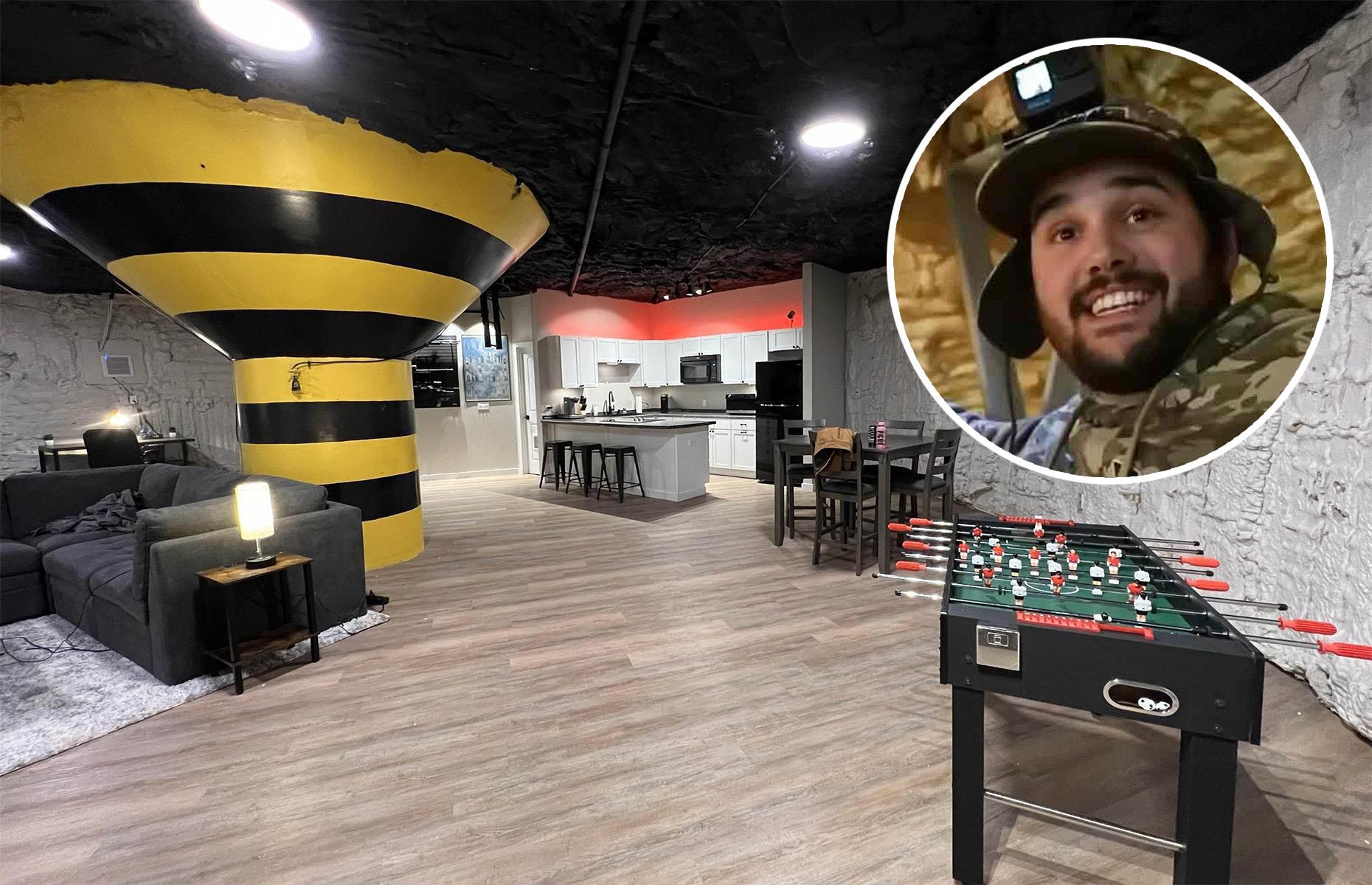 Inside the social media star's transformed Cold War bunker 