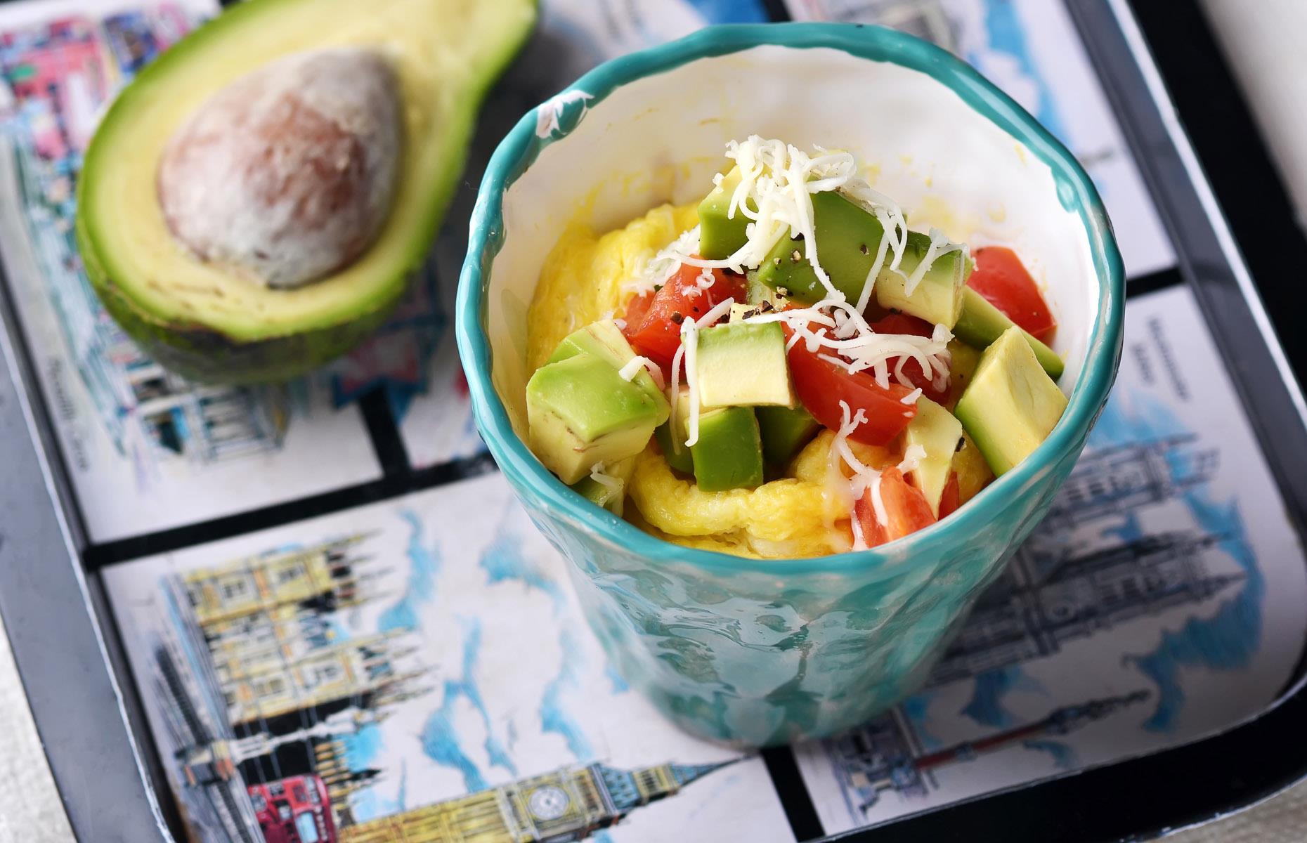 Save time with an omelette in a mug