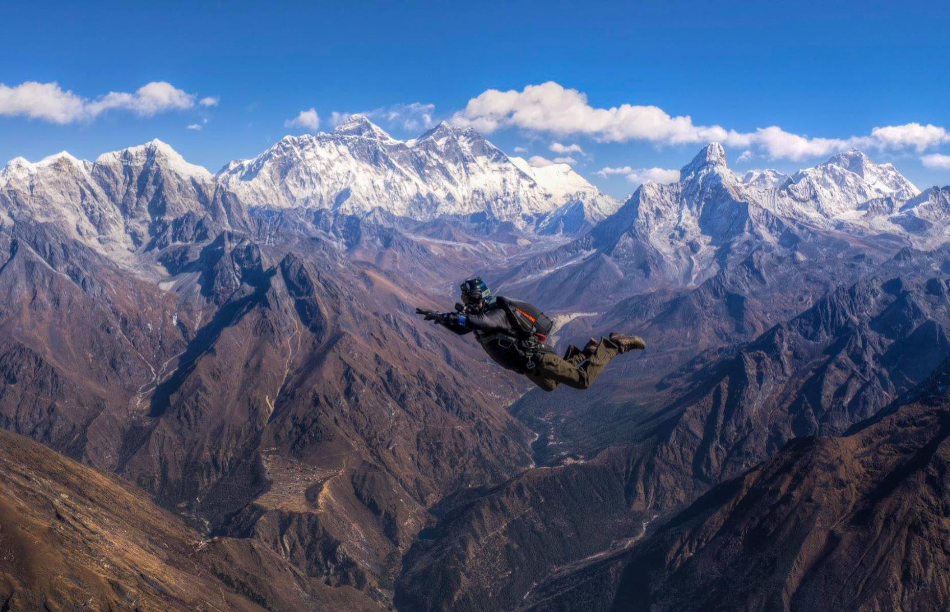 Mount Everest skydive, Himalayas, Nepal