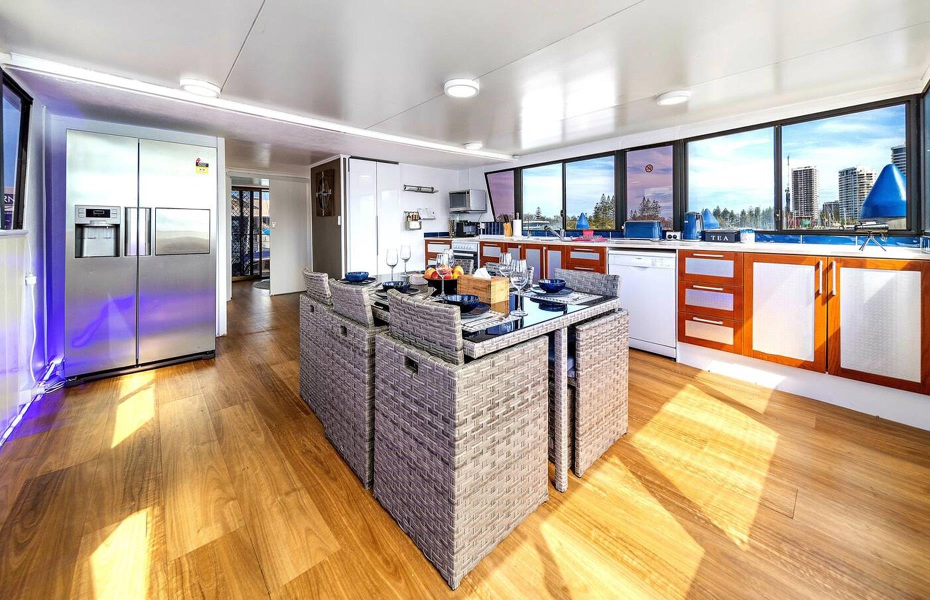Gold Coast floating home, Queensland, Australia