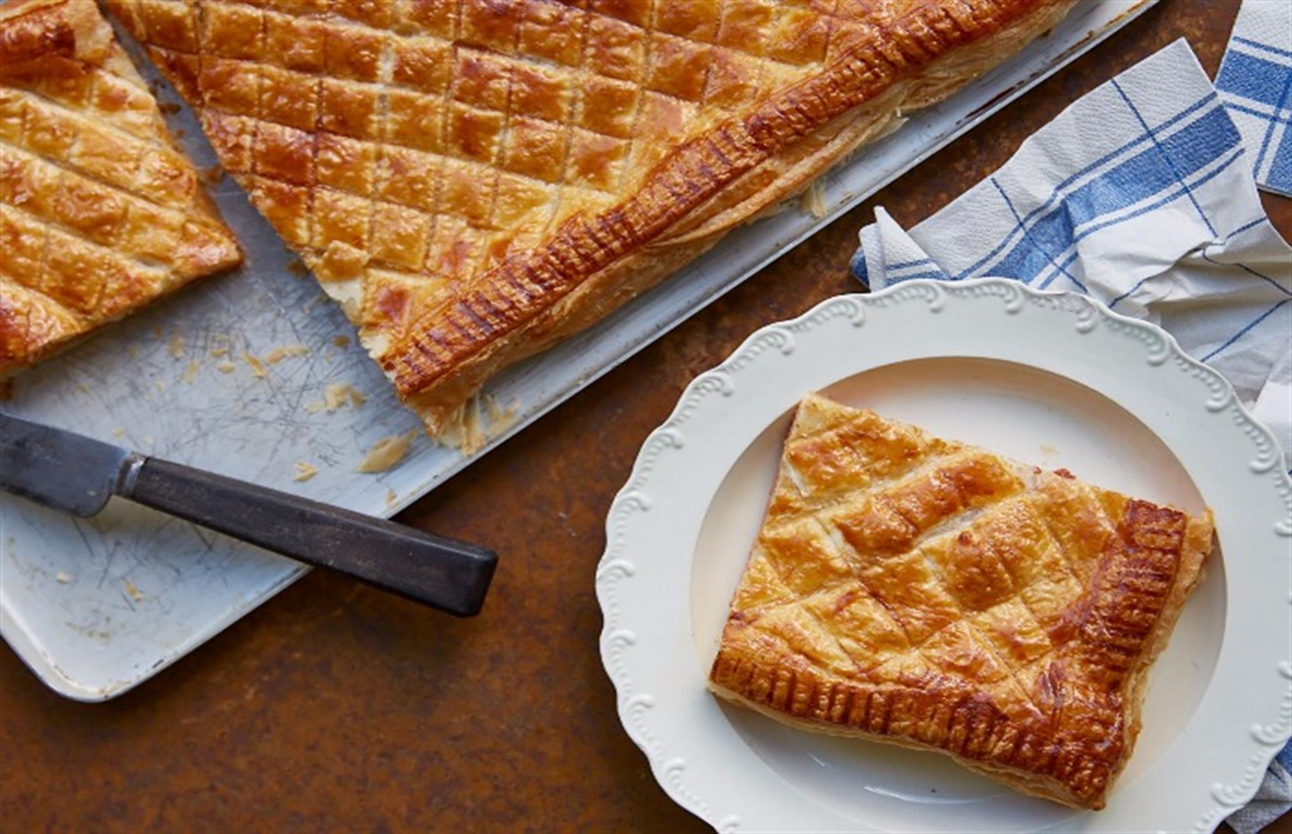 Italian ham and cheese pie