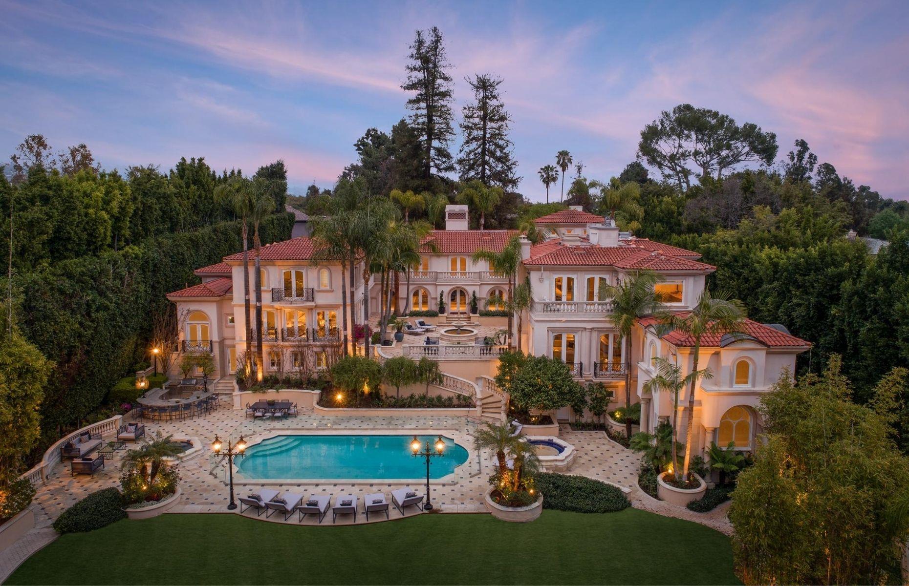 Bel Air mega-mansion, California, USA
