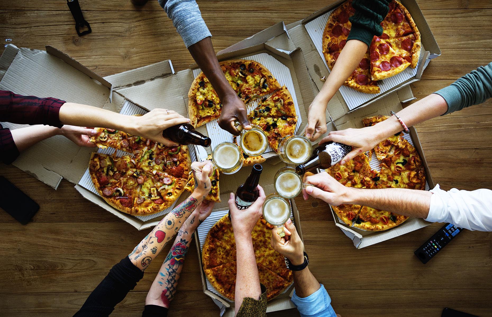 Ask your waiter to ‘double slice’