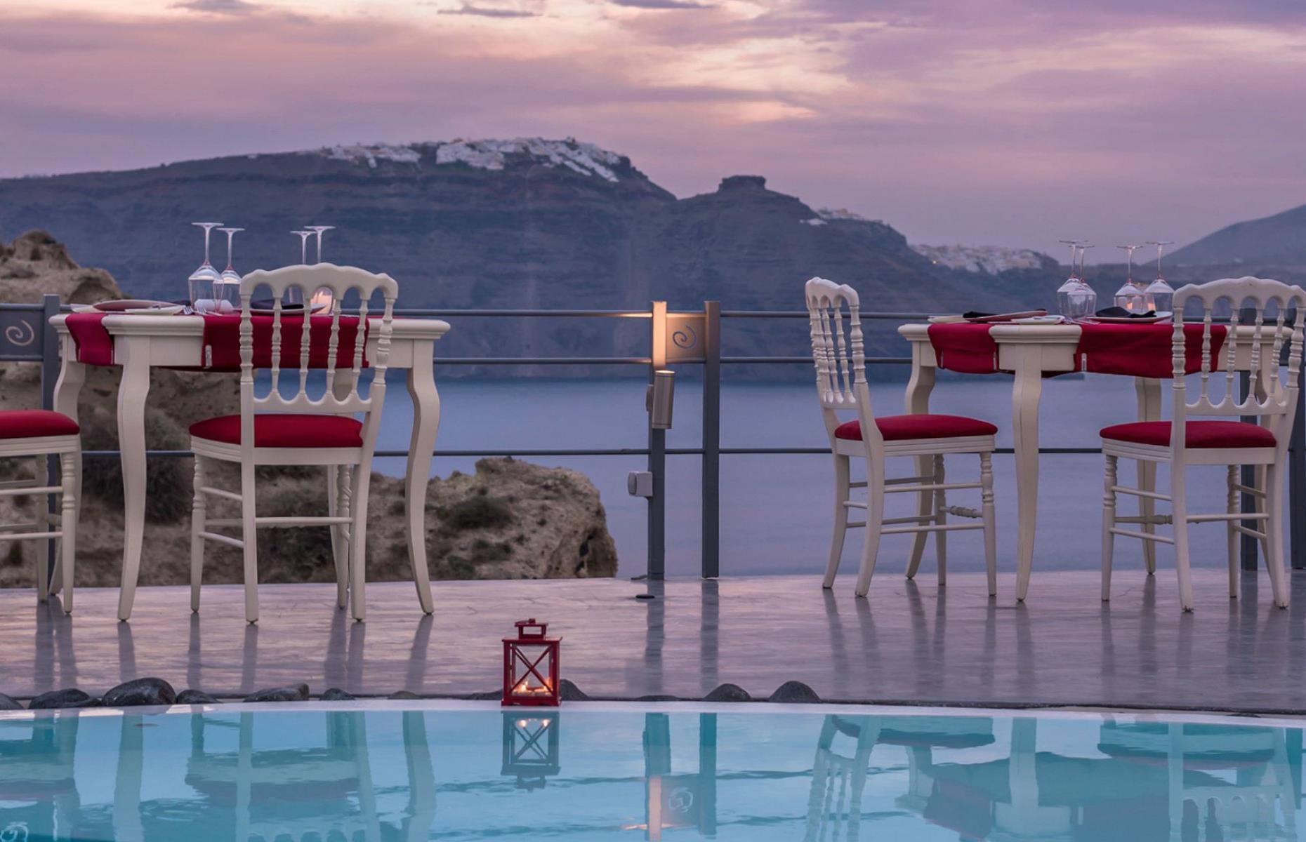 Lauda Restaurant: Santorini, Greece