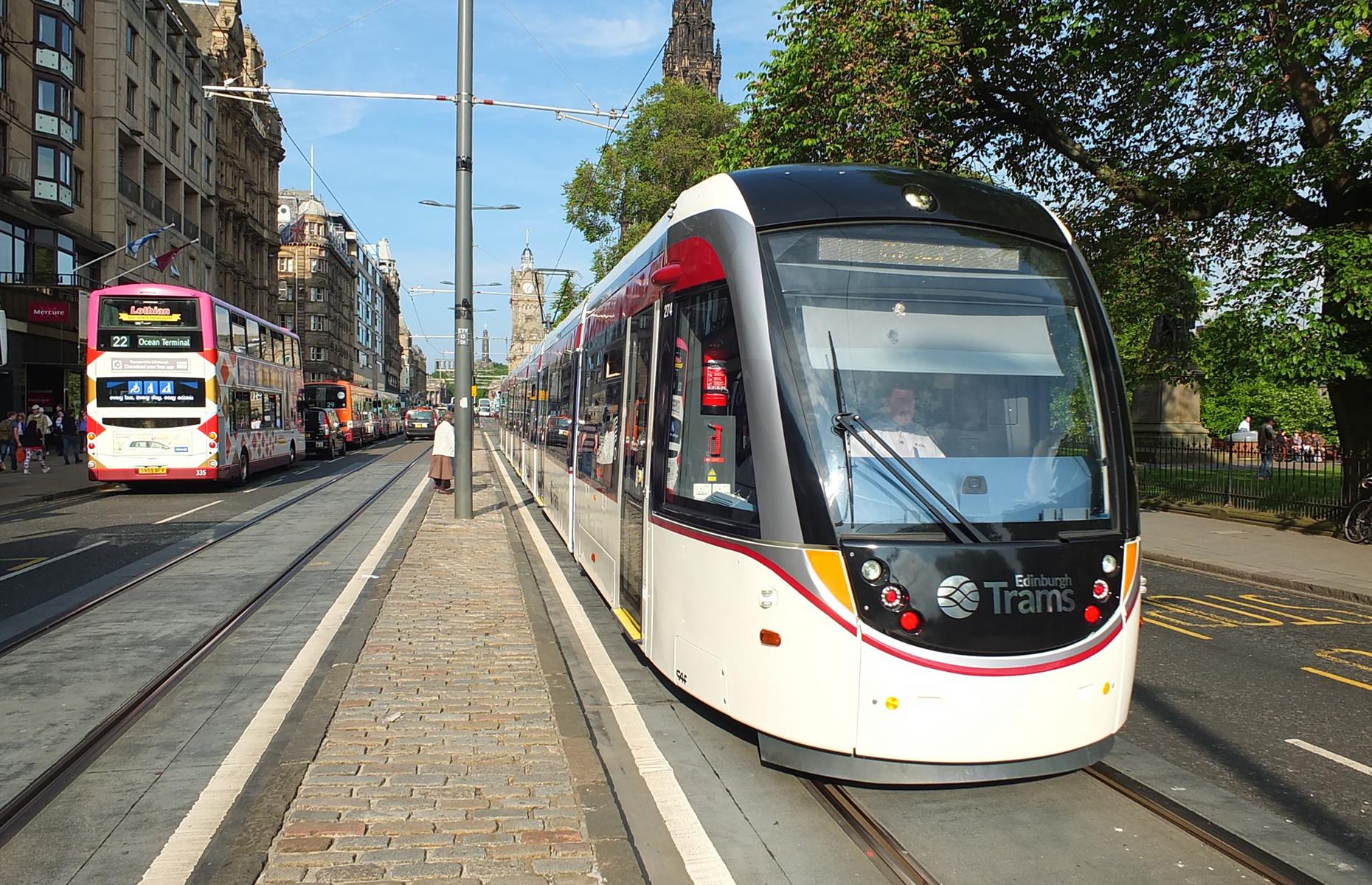 Edinburgh tram system, 2014