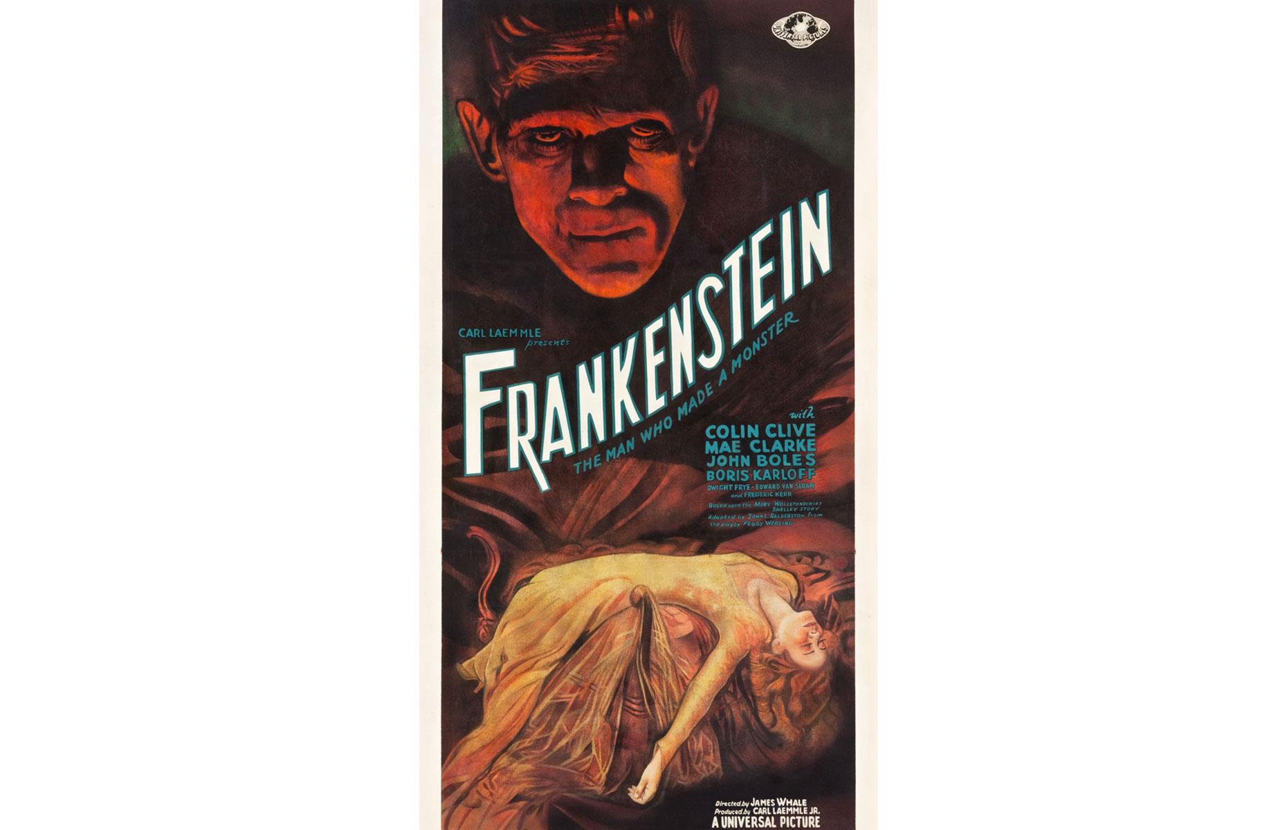 Original Frankenstein 1931 movie poster: $358,500 (£232k)