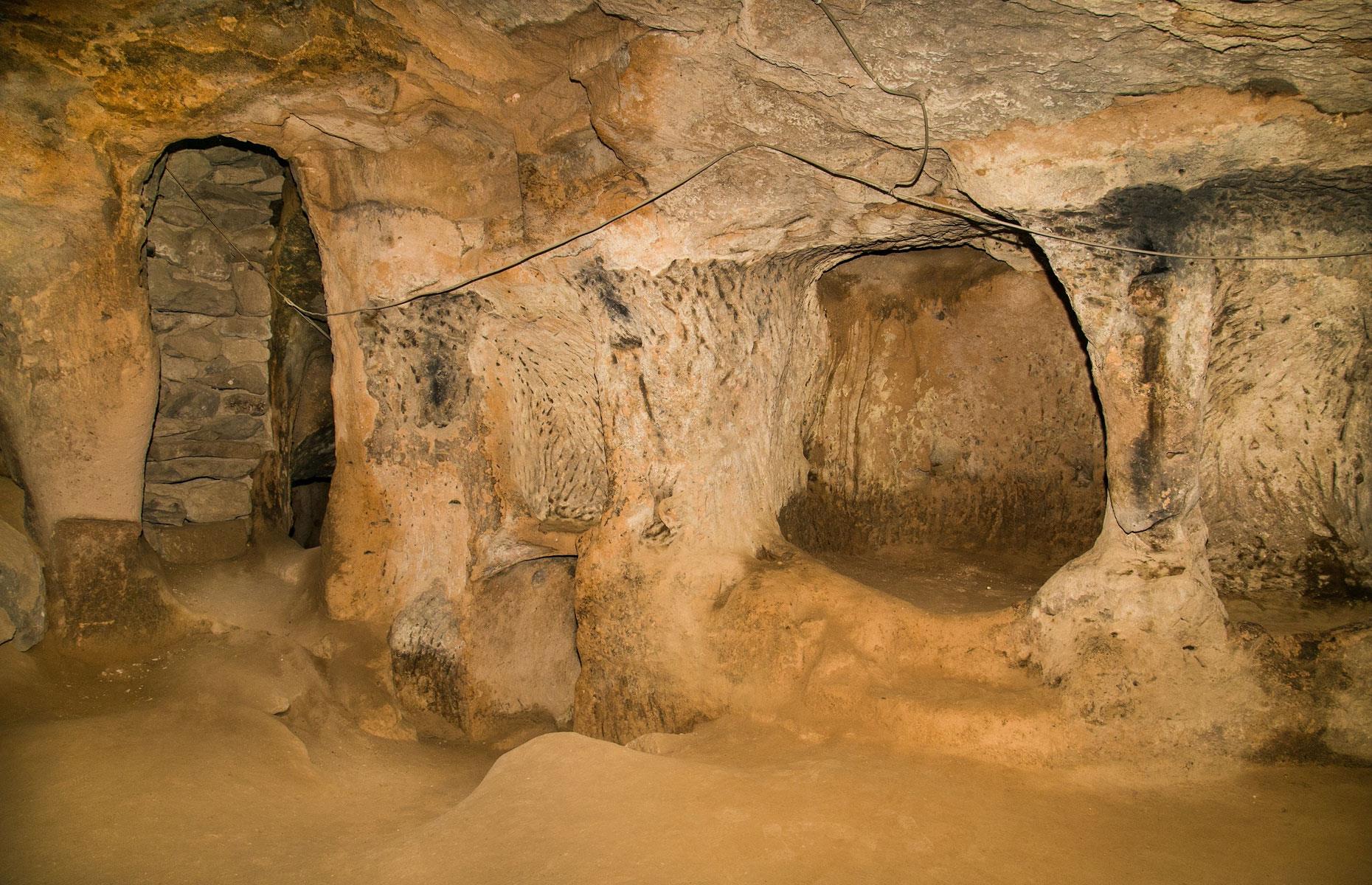 Derinkuyu Underground City's first-floor livestock pens